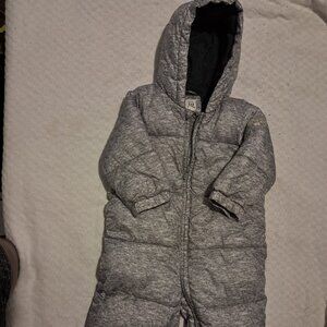 Grey snowsuit baby gap 18-24 months